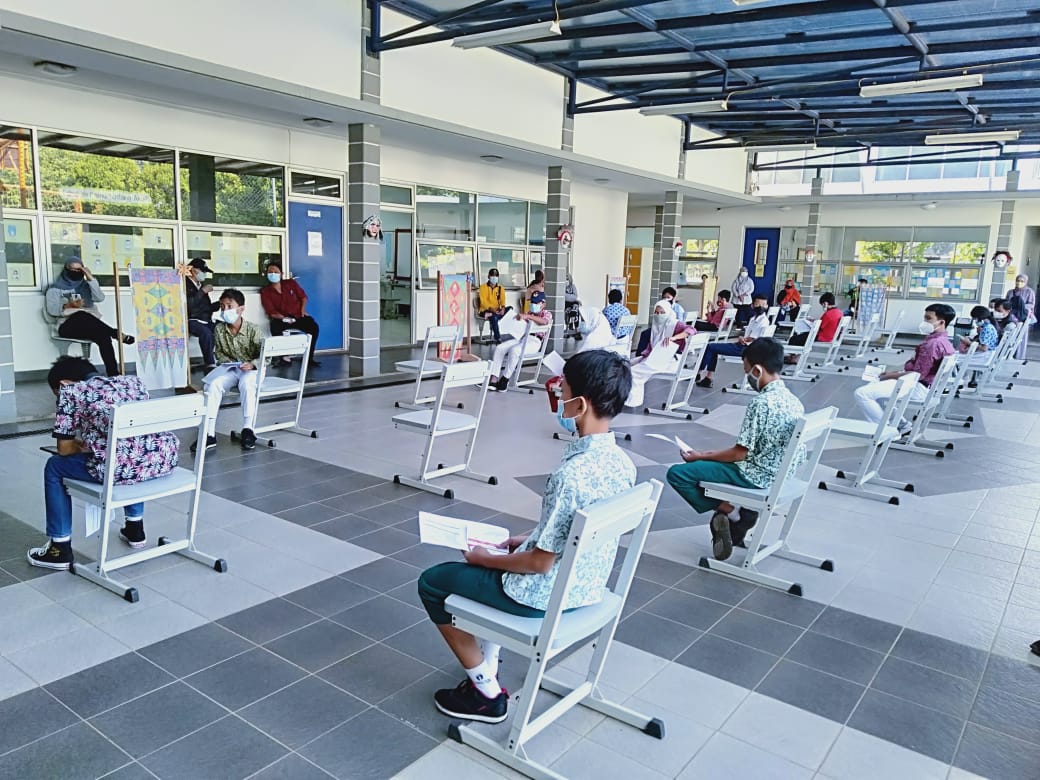 Vaksinasi Siswa Sekolah Tara Salvia Kota Tangerang Selatan 